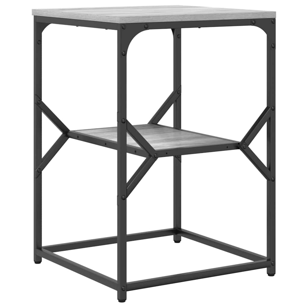 Mesa lateral Gris Sonoma 41 x 40 x 60 cm