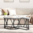 Mesa de Café Gris Sonoma 80 x 80 x 42 cm
