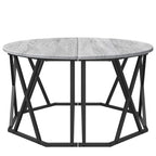 Mesa de Café Gris Sonoma 80 x 80 x 42 cm