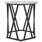 Mesa de Café 2 pcs Gris Sonoma Madera Ingenierizada y Acero