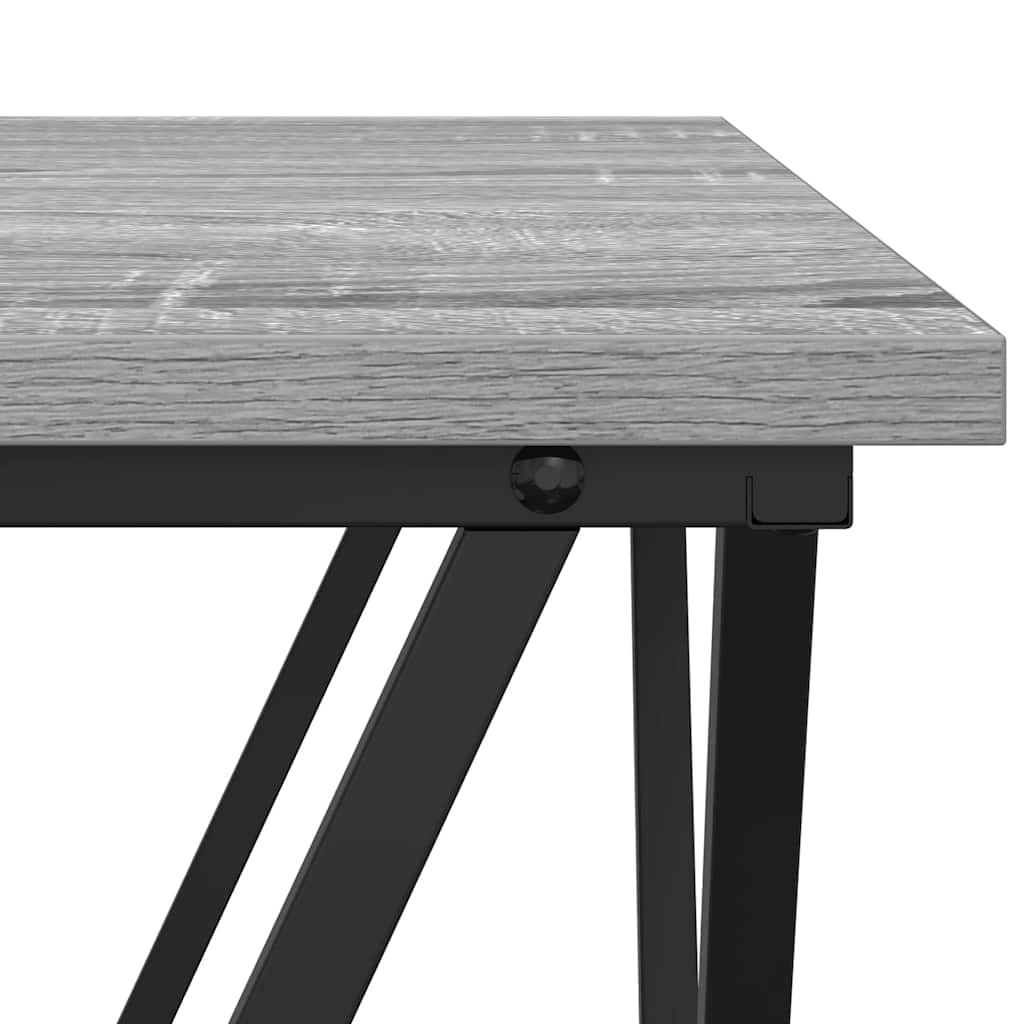 Mesa de Café Gris Sonoma 80 x 80 x 45 cm