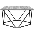 Mesa de Café Gris Sonoma 80 x 80 x 45 cm