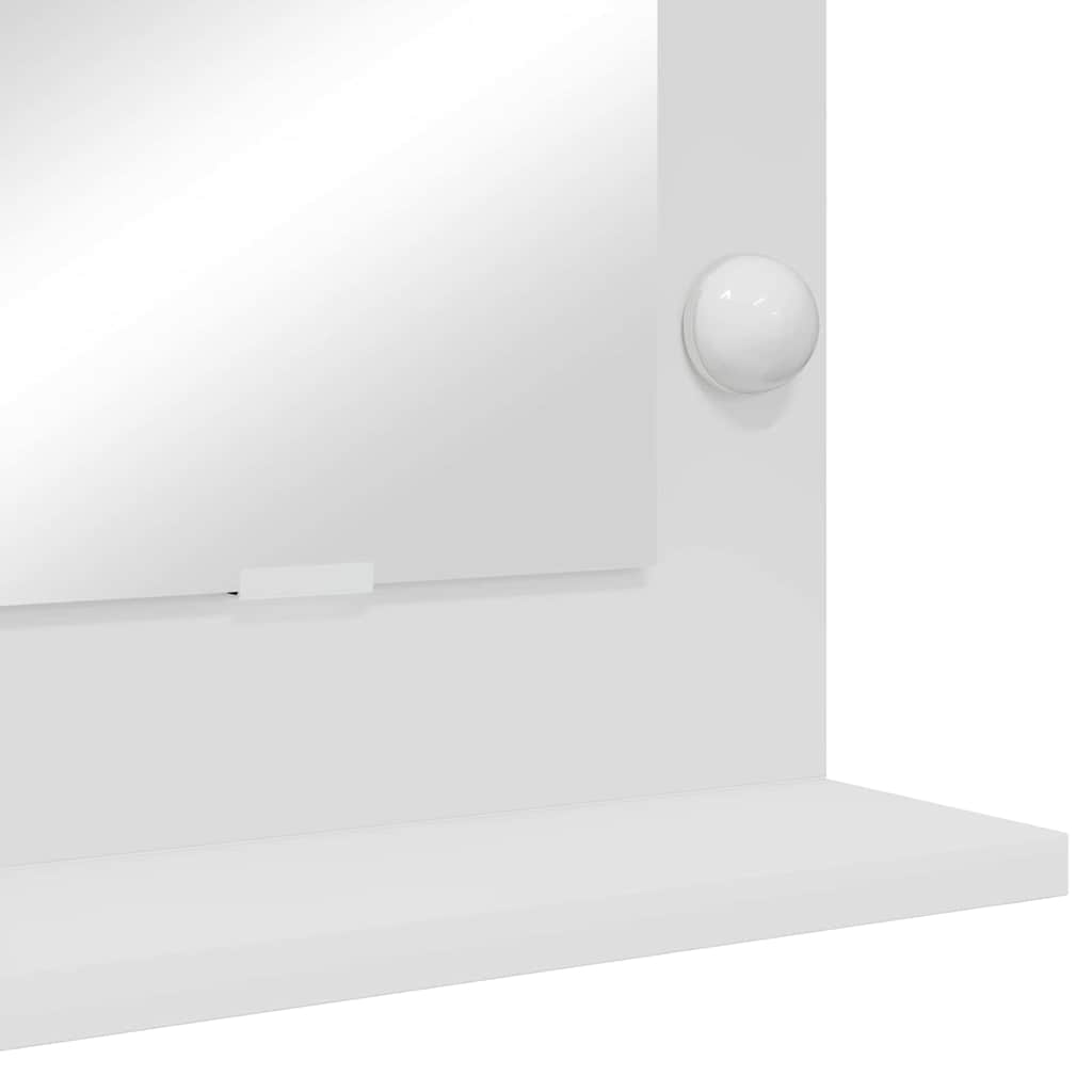 Espejo de Tocador 60 x 45 x 18 cm Cristal y Madera Estructurada