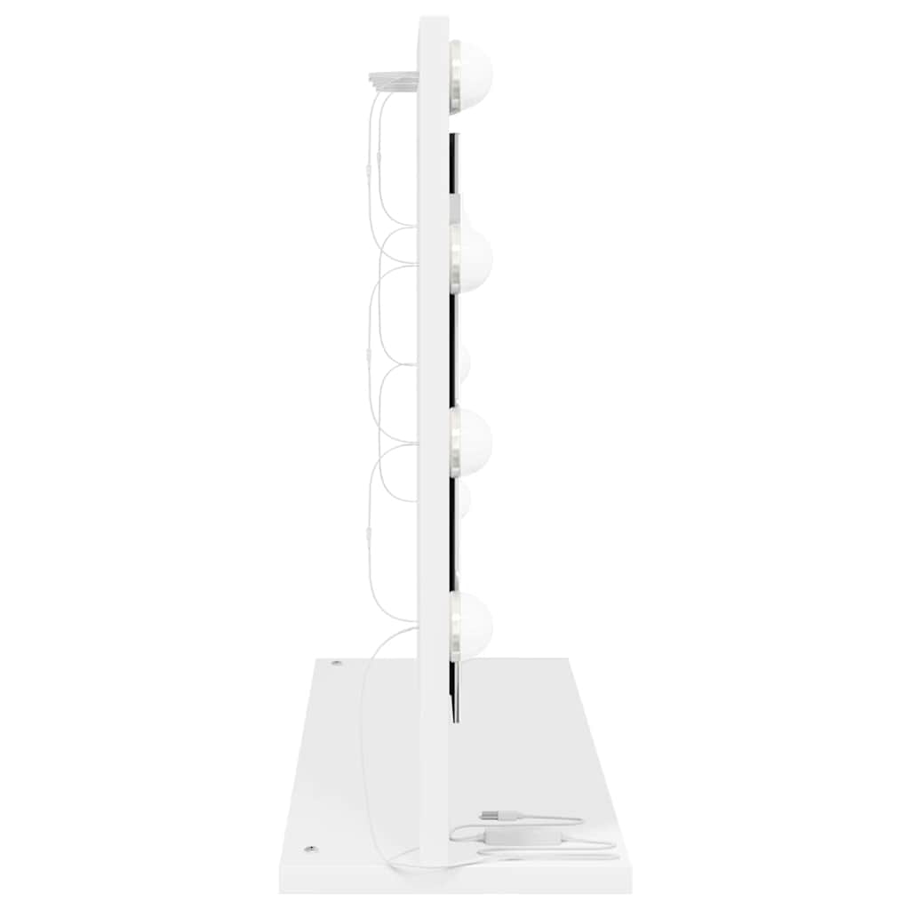 Espejo de Tocador 60 x 45 x 18 cm Cristal y Madera Estructurada