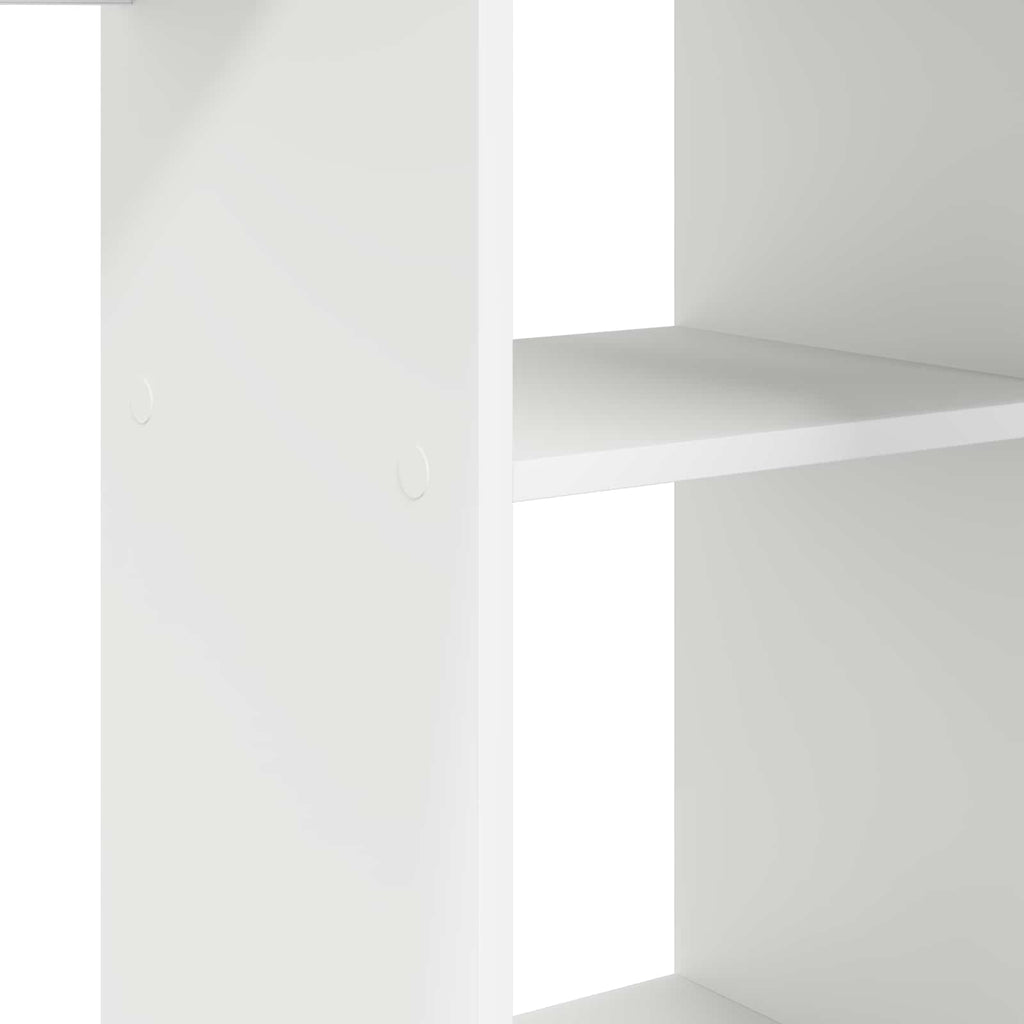 Escritorio con estante 142 x 102 x 73 cm Madera de ingeniería