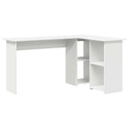 Escritorio con estante 142 x 102 x 73 cm Madera de ingeniería