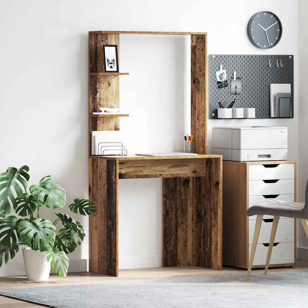 Desk 78.5 x 37 x 154.5 cm Engineered Wood