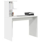 Escritorio con estante 102 x 50 x 124 cm Madera de ingeniería