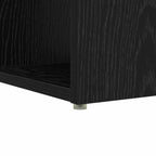 Escritorio Roble Negro 108 x 55 x 103.5 cm Madera de ingeniería