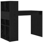 Escritorio Roble Negro 108 x 55 x 103.5 cm Madera de ingeniería