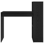 Escritorio Roble Negro 108 x 55 x 103.5 cm Madera de ingeniería