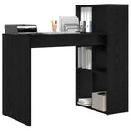 Escritorio Roble Negro 108 x 55 x 103.5 cm Madera de ingeniería