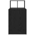 Escritorio Roble Negro 108 x 55 x 103.5 cm Madera de ingeniería