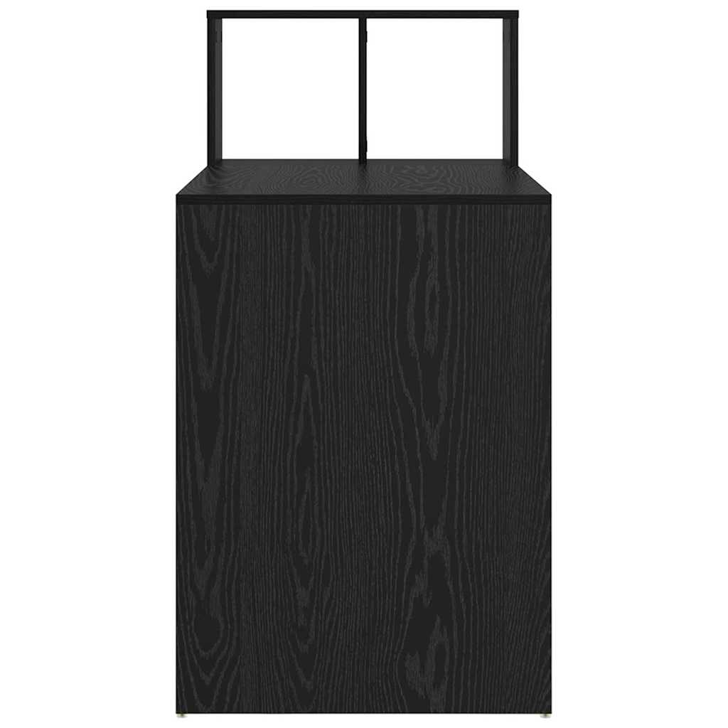 Escritorio Roble Negro 108 x 55 x 103.5 cm Madera de ingeniería