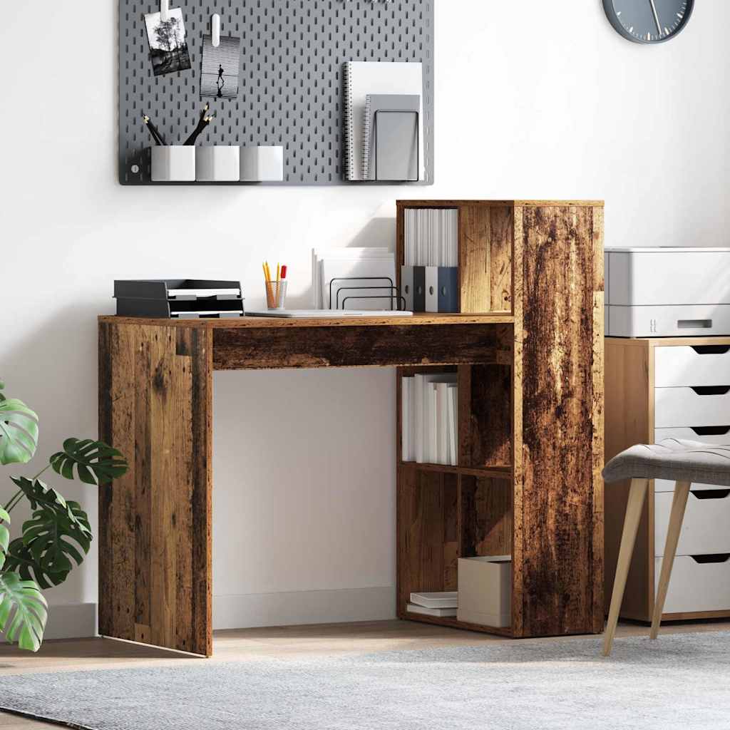 Desk with shelf 108 x 55 x 103.5 cm Engineered wood
