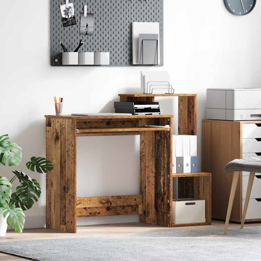 Escritorio con cajón 106 x 41 x 88.5 cm Madera de ingeniería