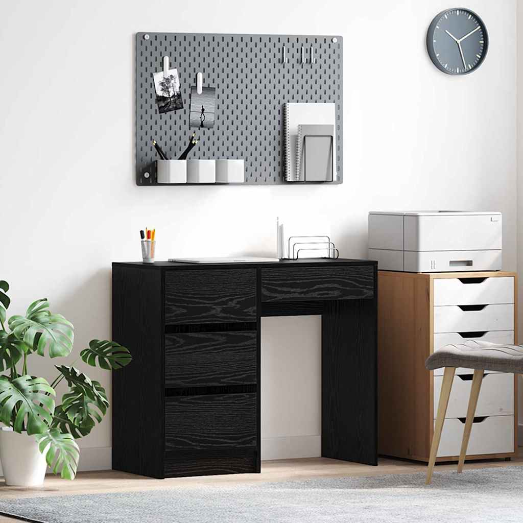Escritorio con cajón 90 x 37.5 x 75 cm Madera de ingeniería