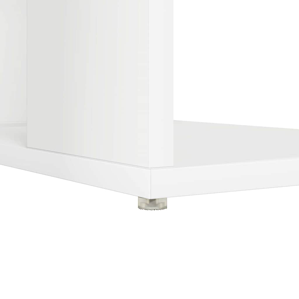 Escritorio con estante 130 x 50.5 x 75 cm Madera de ingeniería