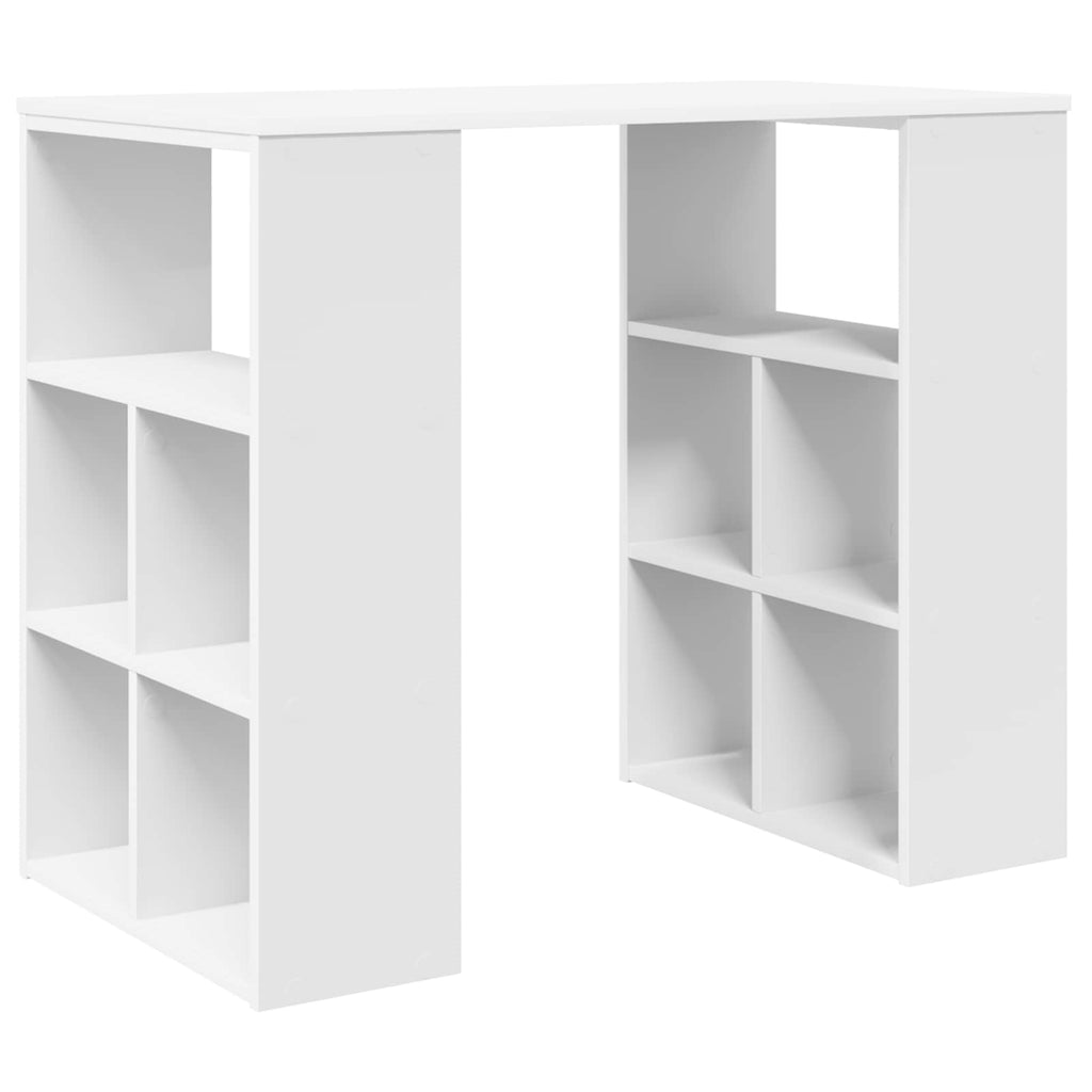 Escritorio con estante 90 x 50 x 75 cm Madera de ingeniería