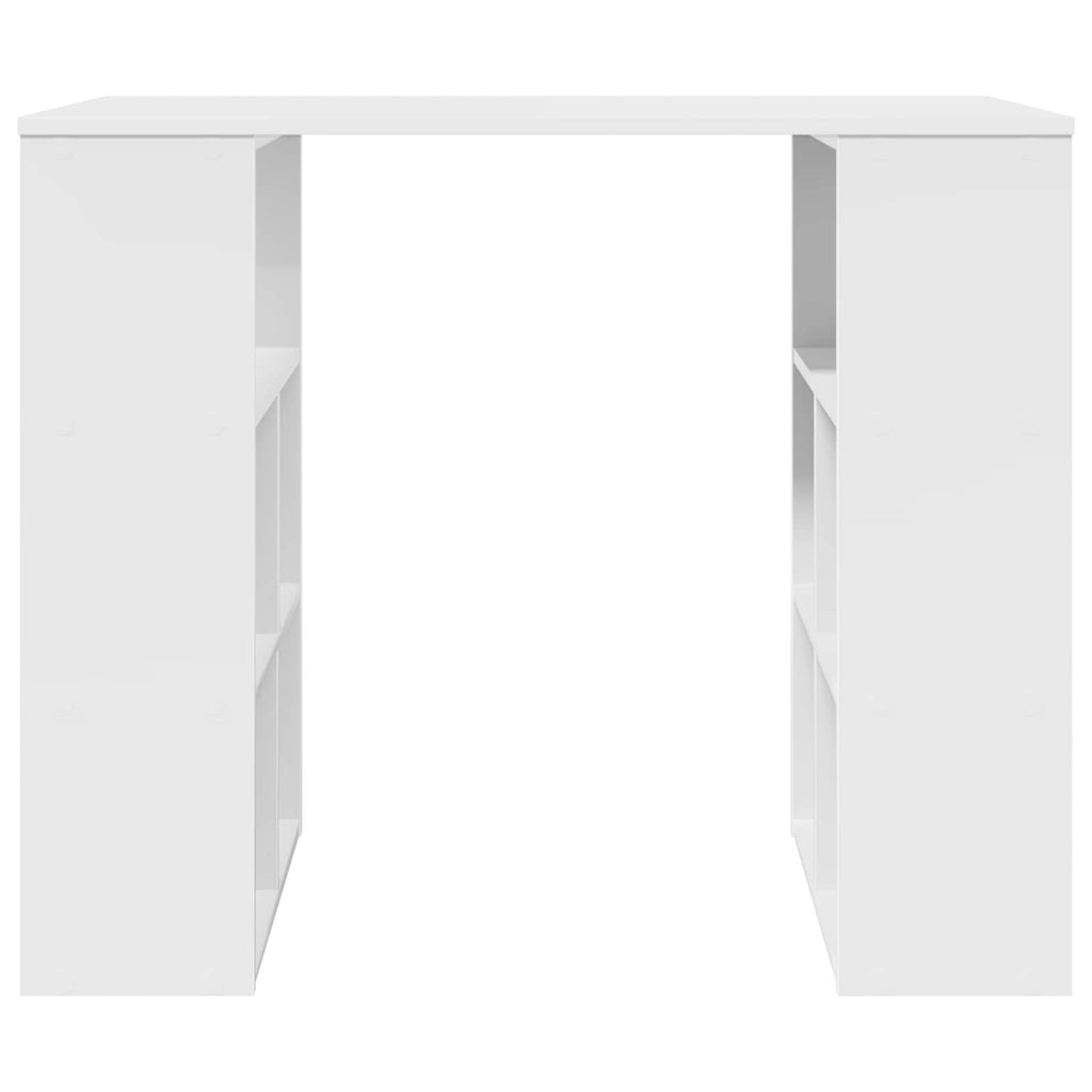 Escritorio con estante 90 x 50 x 75 cm Madera de ingeniería