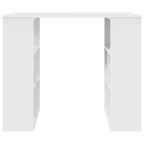 Escritorio con estante 90 x 50 x 75 cm Madera de ingeniería