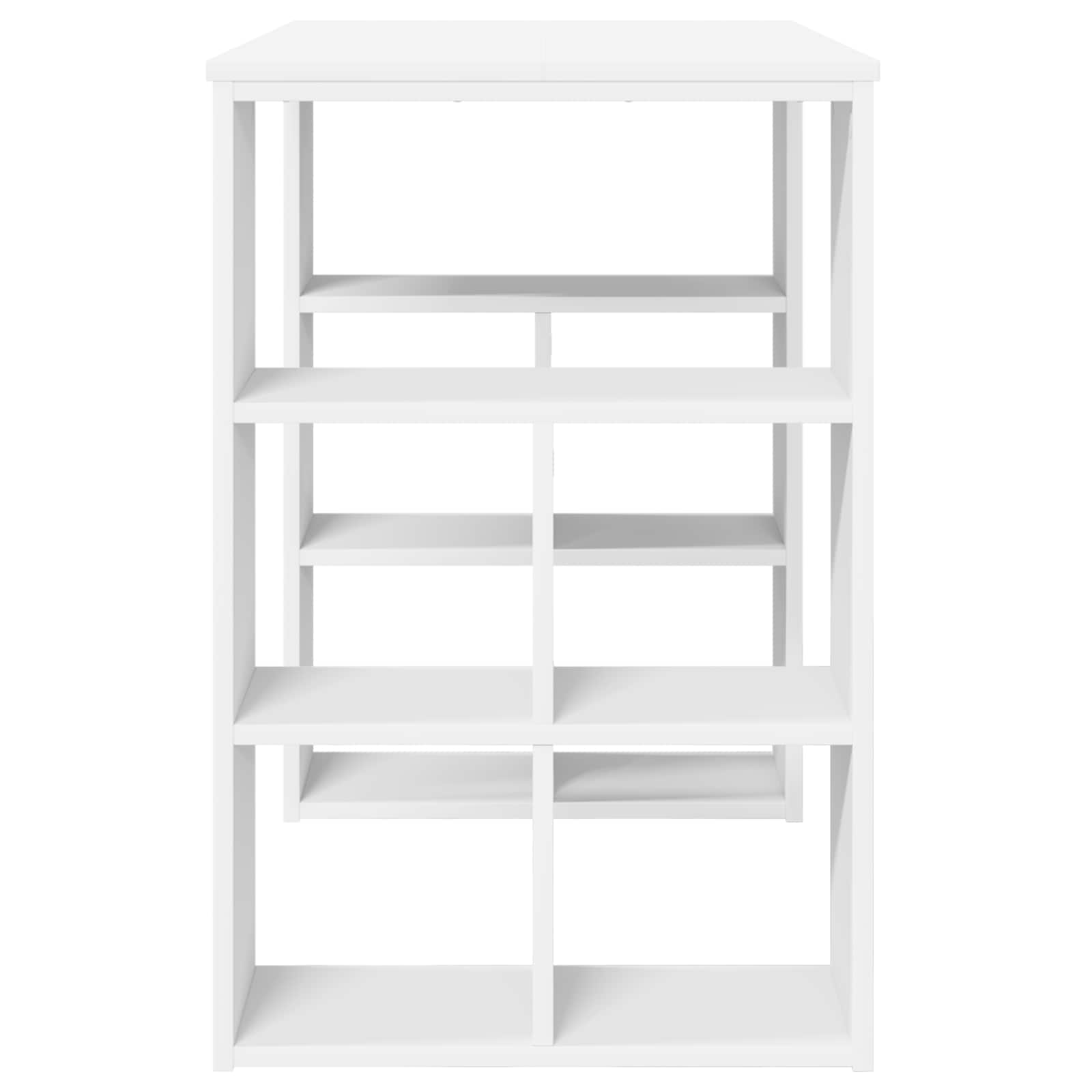 Escritorio con estante 90 x 50 x 75 cm Madera de ingeniería