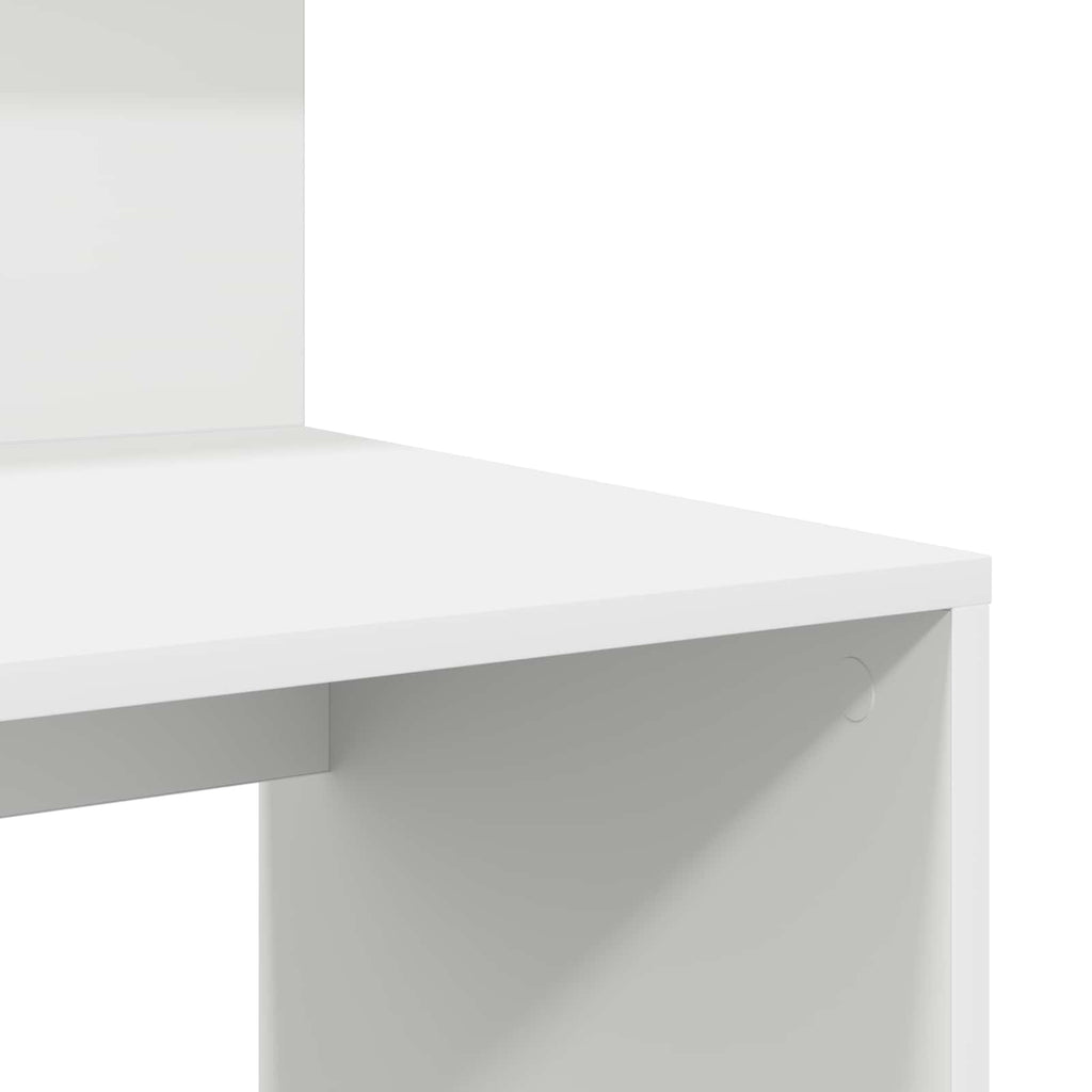 Escritorio con estante 90 x 48 x 101,5 cm Madera de ingeniería