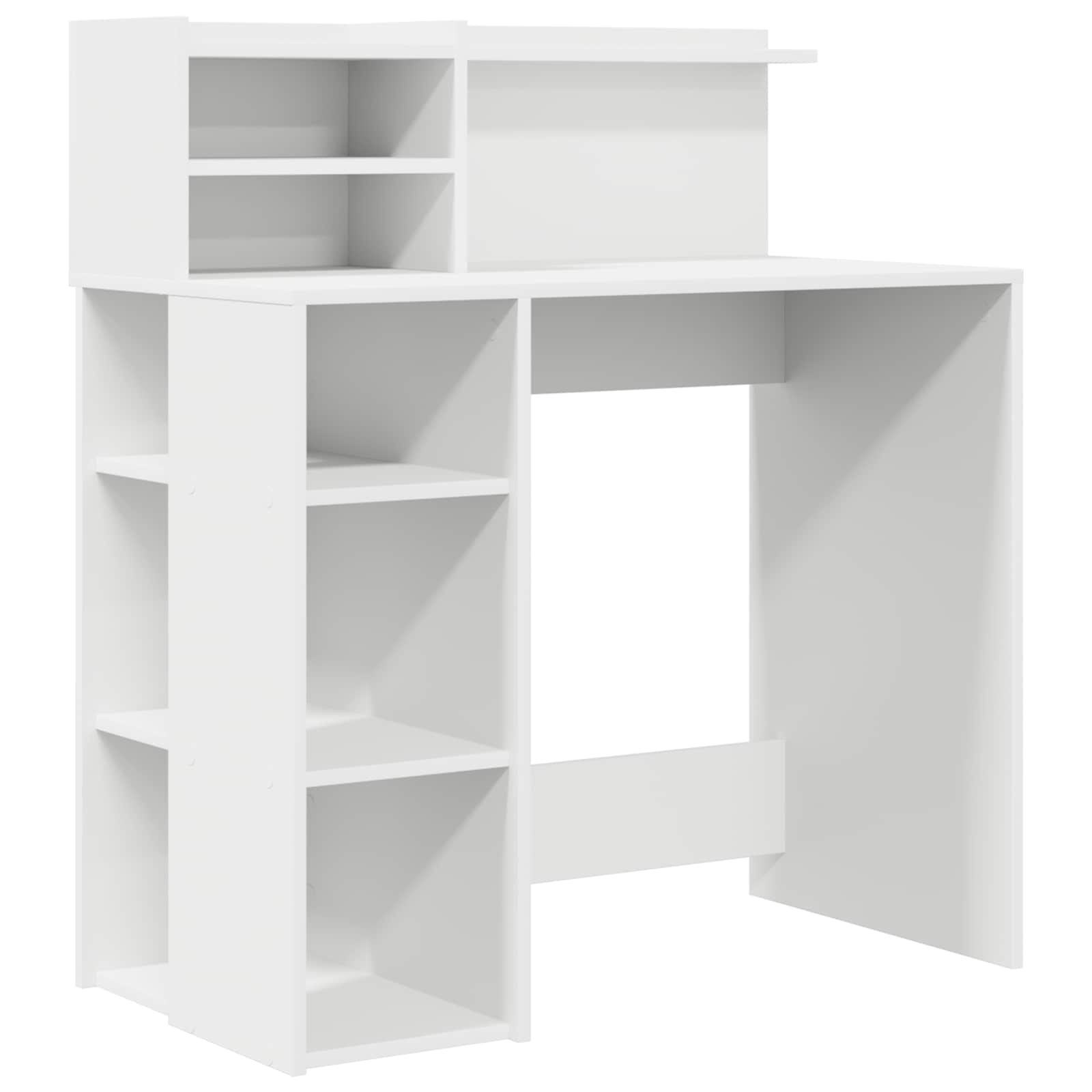 Escritorio con estante 90 x 48 x 101,5 cm Madera de ingeniería
