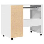 Escritorio con Ruedas 91 x 50 x 77 cm Madera de ingeniería