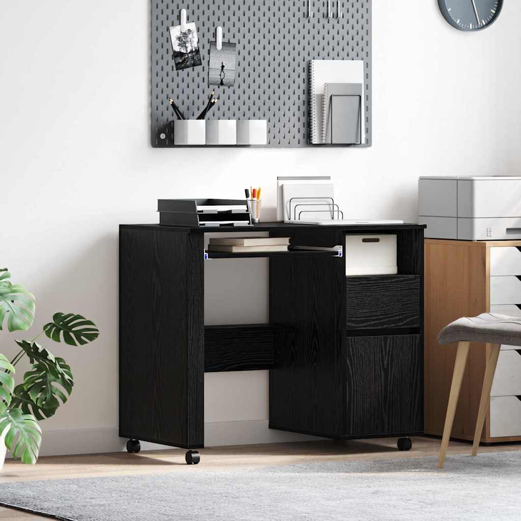 Rolling Desk 91 x 50 x 77 cm Engineered Wood