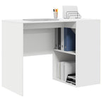 Escritorio con estante 102 x 50 x 75 cm Madera de ingeniería