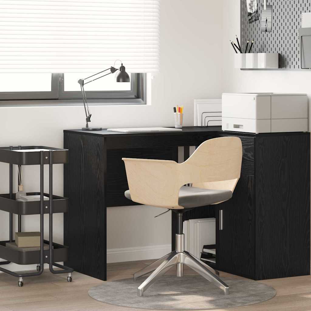 Desk with shelf 102 x 50 x 75 cm Engineered wood