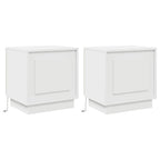 Armario de Noche 2 pcs 44 x 34,5 x 45 cm Madera de ingeniería