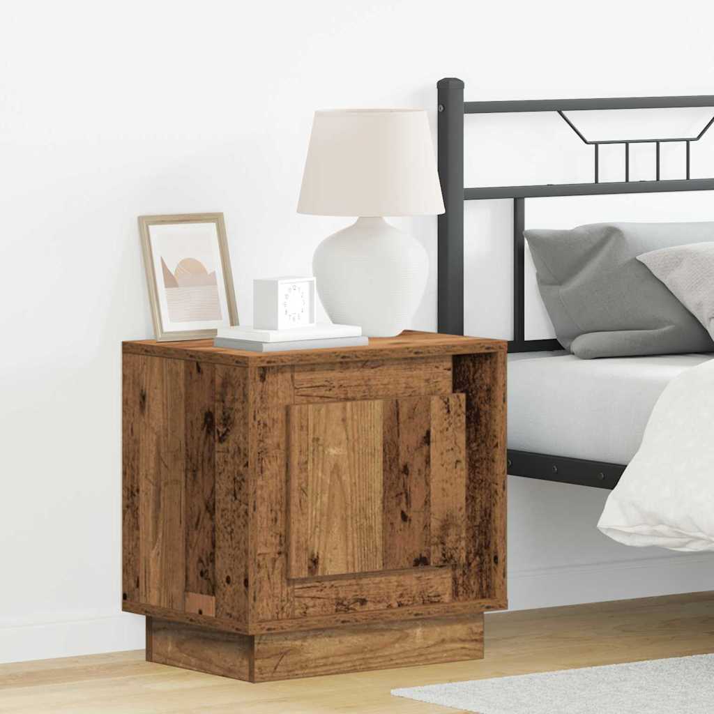 Armario de Noche 2 pcs 44 x 34,5 x 45 cm Madera de ingeniería