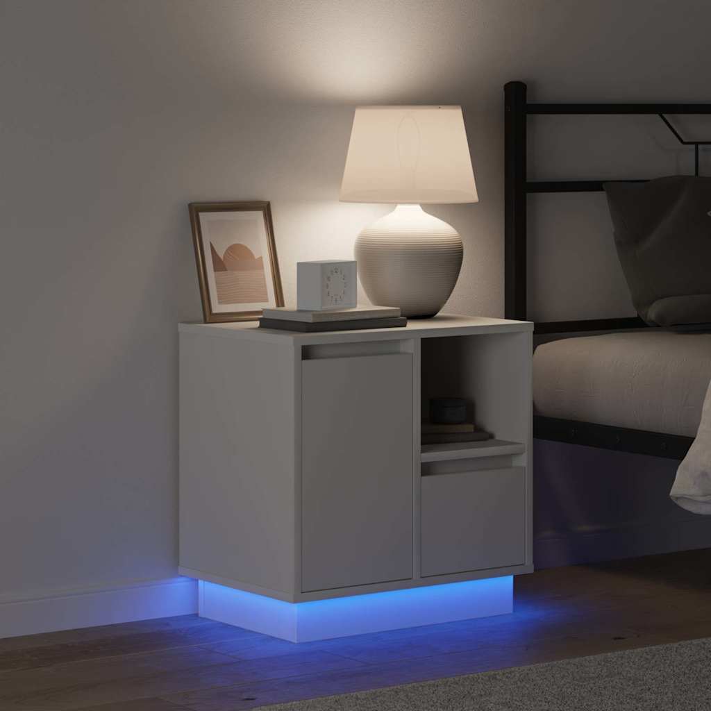 Armario de Noche 2 pcs 50 x 34,5 x 50 cm. Madera de ingeniería