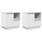 Armario de Noche 2 pcs 50 x 34,5 x 50 cm. Madera de ingeniería