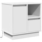 Armario de Noche 2 pcs 50 x 34,5 x 50 cm. Madera de ingeniería