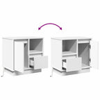 Armario de Noche 2 pcs 50 x 34,5 x 50 cm. Madera de ingeniería