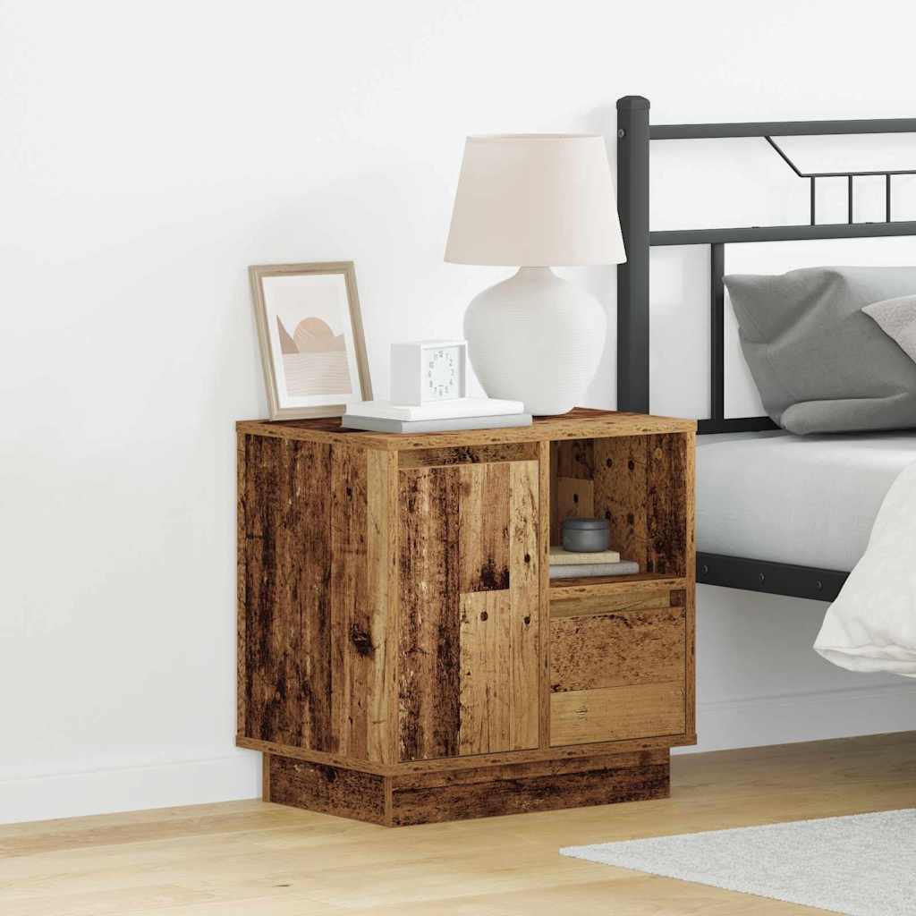 Armario de Noche 2 pcs 50 x 34,5 x 50 cm. Madera de ingeniería