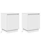 Armario de Noche 2 pcs 39 x 34,5 x 50 cm Madera de ingeniería