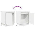 Armario de Noche 2 pcs 39 x 34,5 x 50 cm Madera de ingeniería