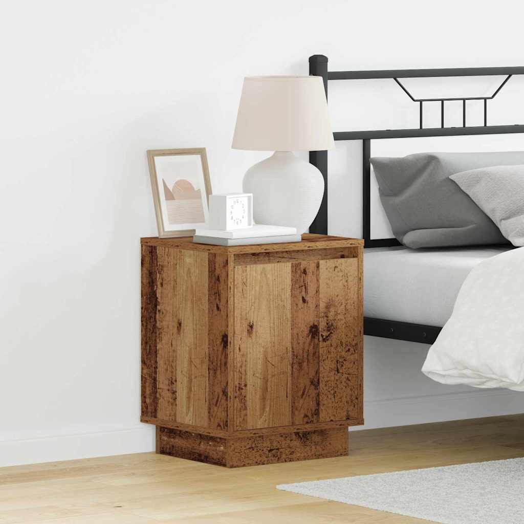 Armario de Noche 2 pcs 39 x 34,5 x 50 cm Madera de ingeniería