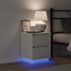 Armario de Noche 2 pcs 39 x 34,5 x 50 cm Madera de ingeniería