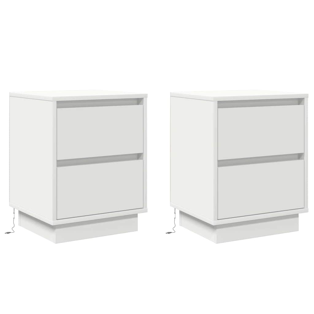 Armario de Noche 2 pcs 39 x 34,5 x 50 cm Madera de ingeniería