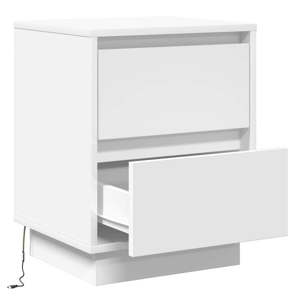 Armario de Noche 2 pcs 39 x 34,5 x 50 cm Madera de ingeniería