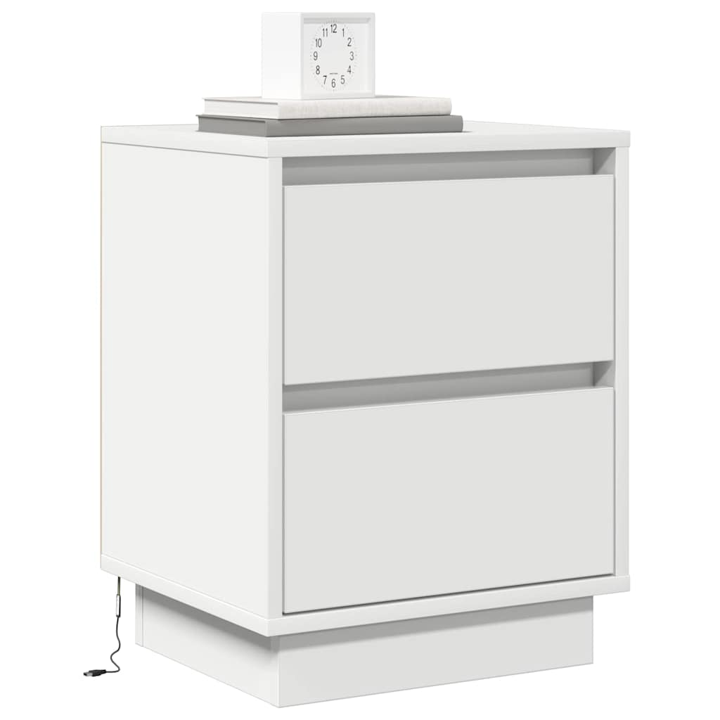 Armario de Noche 2 pcs 39 x 34,5 x 50 cm Madera de ingeniería