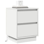 Armario de Noche 2 pcs 39 x 34,5 x 50 cm Madera de ingeniería