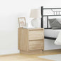 Armario de Noche 2 pcs 39 x 34,5 x 50 cm Madera de ingeniería