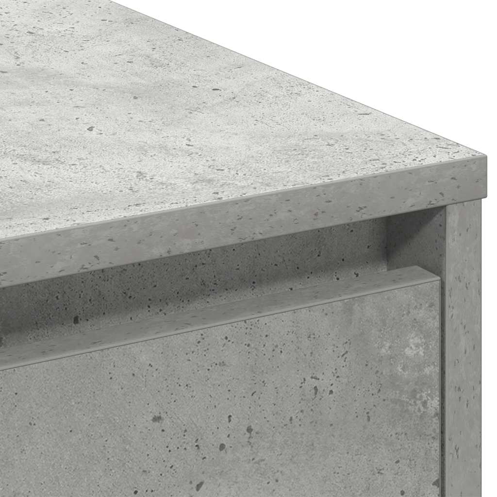 Aparador LED Gris Hormigón 71 x 34,5 x 75 cm