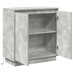 Aparador LED Gris Hormigón 71 x 34,5 x 75 cm
